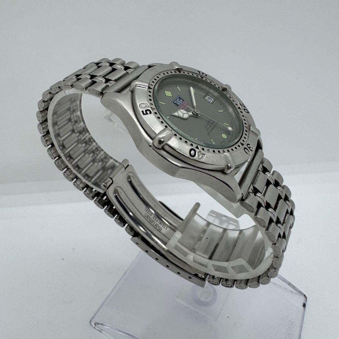 ✨TAGHEUER✨タグホイヤー✨デイト✨クォーツ✨グレー文字盤✨腕時計✨