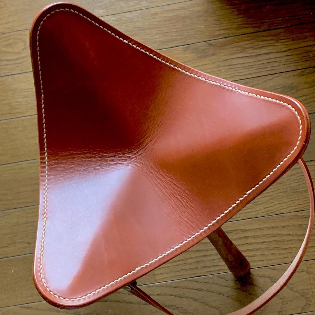 【焚き火チェア】エイジングヌメ basta_redskapet ブラウン 中古