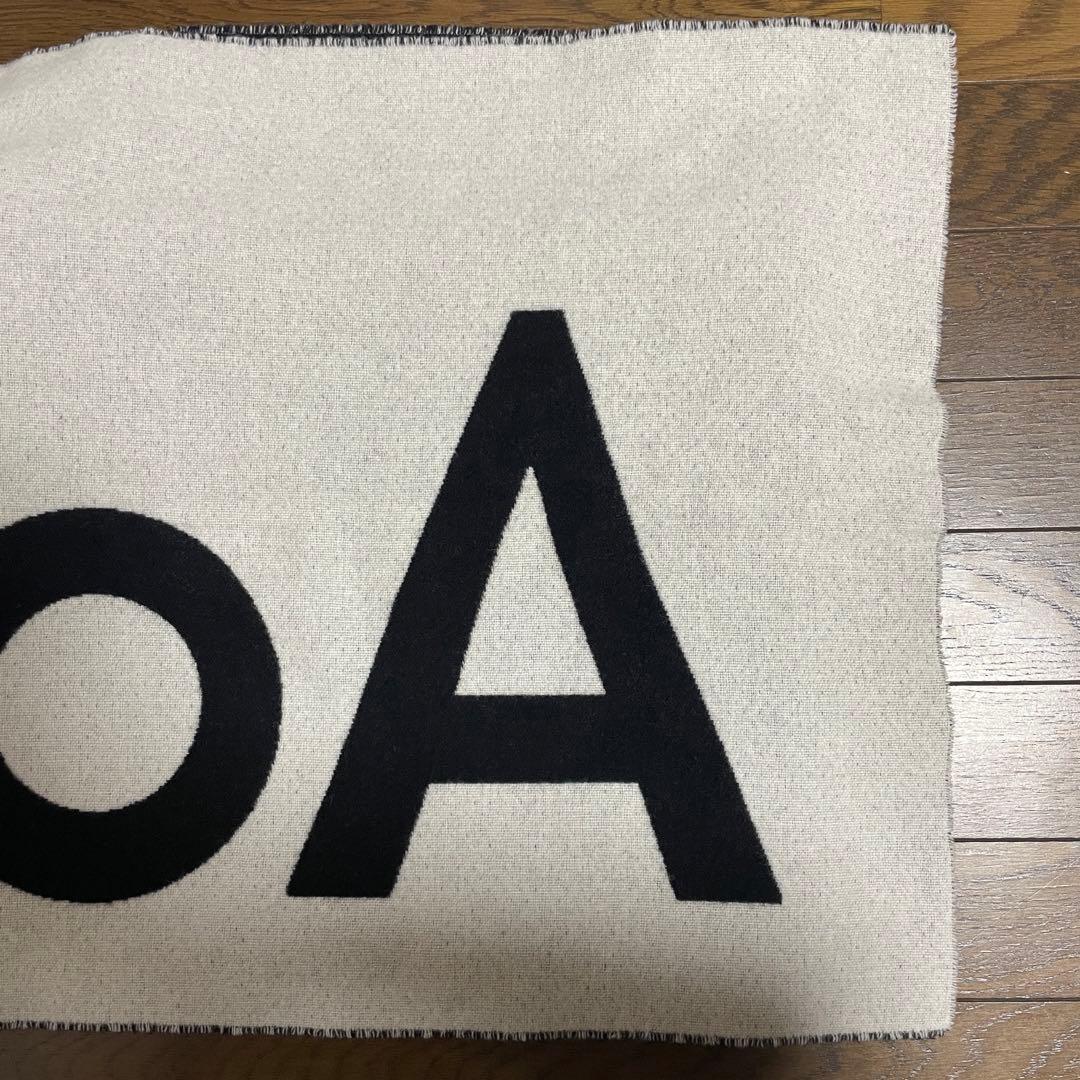 acne studios マフラー　スカーフ　ブラック