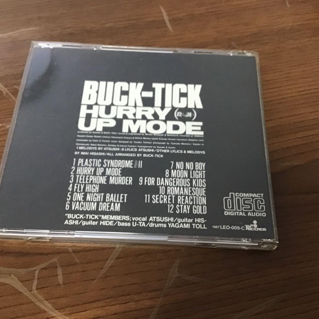 邦楽 BUCK-TICK HURRY UP MODE CD