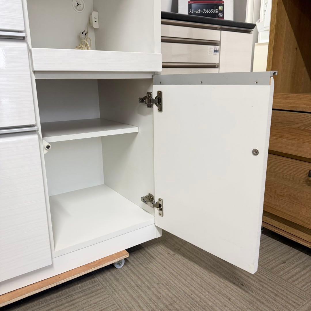 【超美品‼️】定価30万♪ 松田家具 118cm幅キッチンボード 食器棚