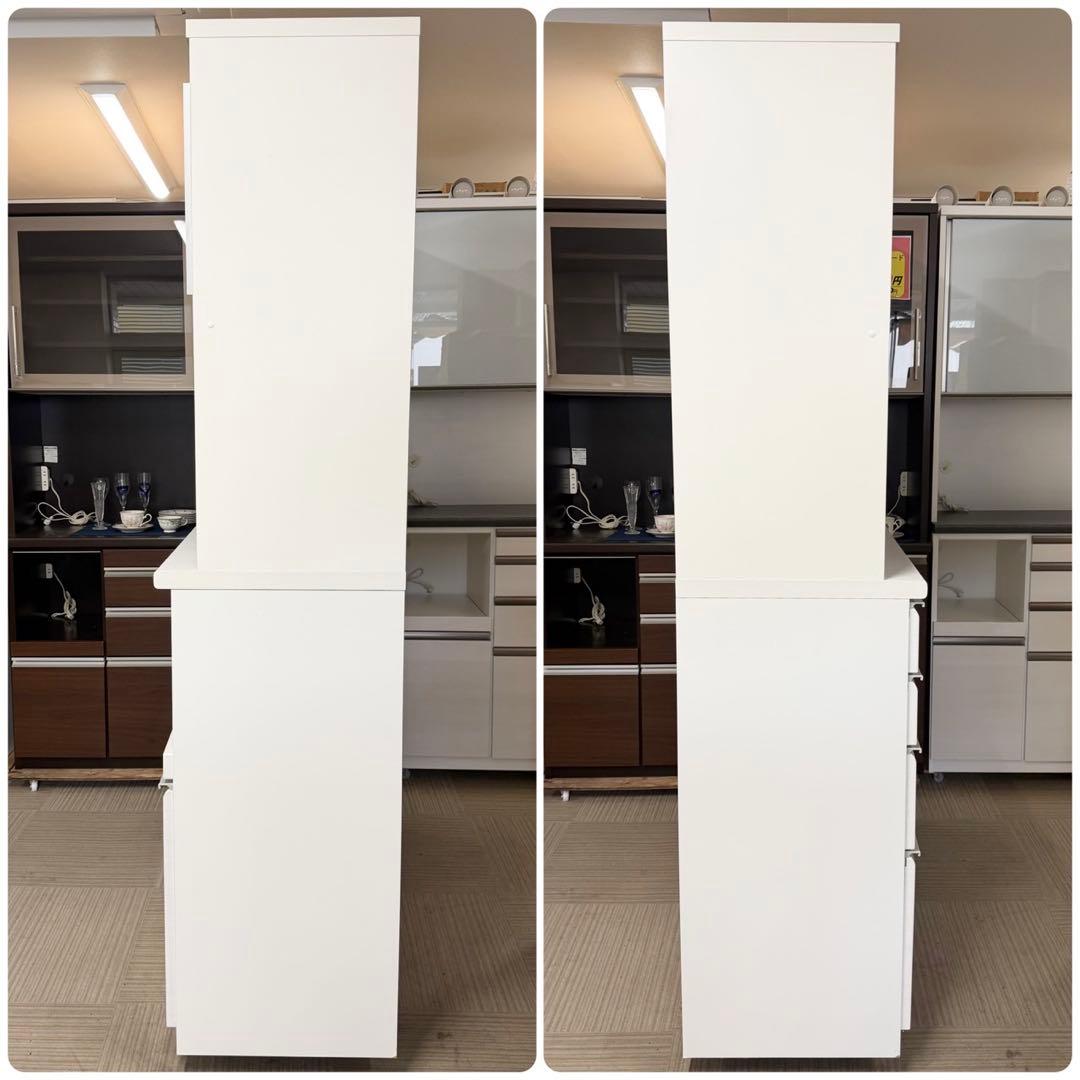 【超美品‼️】定価30万♪ 松田家具 118cm幅キッチンボード 食器棚