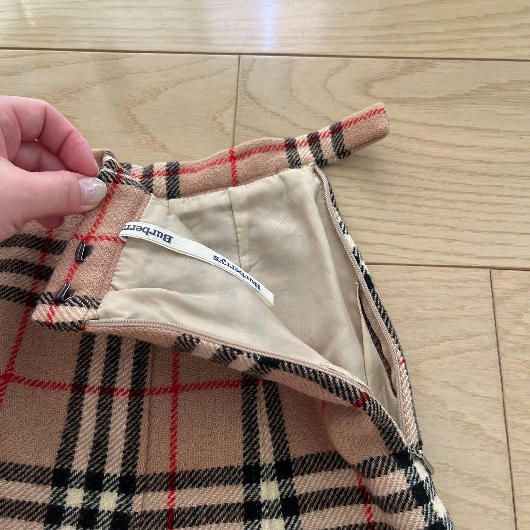 BURBERRY バーバリーズ ノバチェック スカート 黄色タグ
