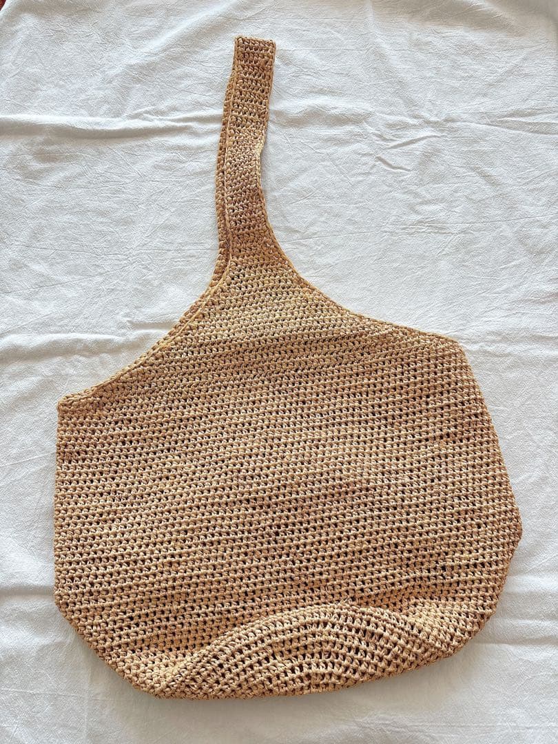 HELEN KAMINSKI ラフィアバッグ　ベージュ