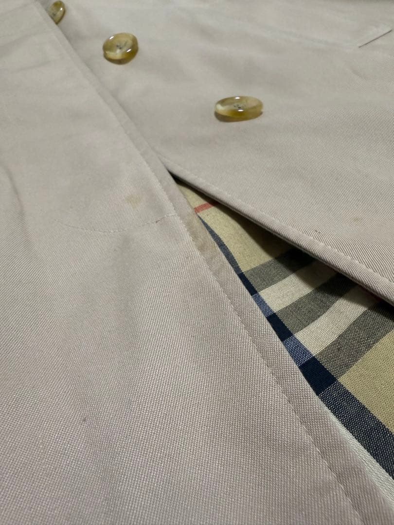 80's Burberry's ステンカラーコート　イギリス製　Burberry
