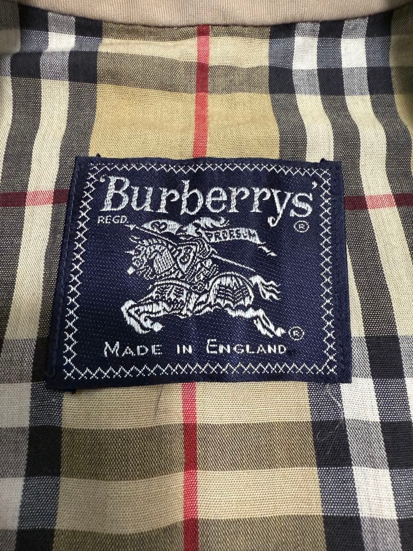 80's Burberry's ステンカラーコート　イギリス製　Burberry
