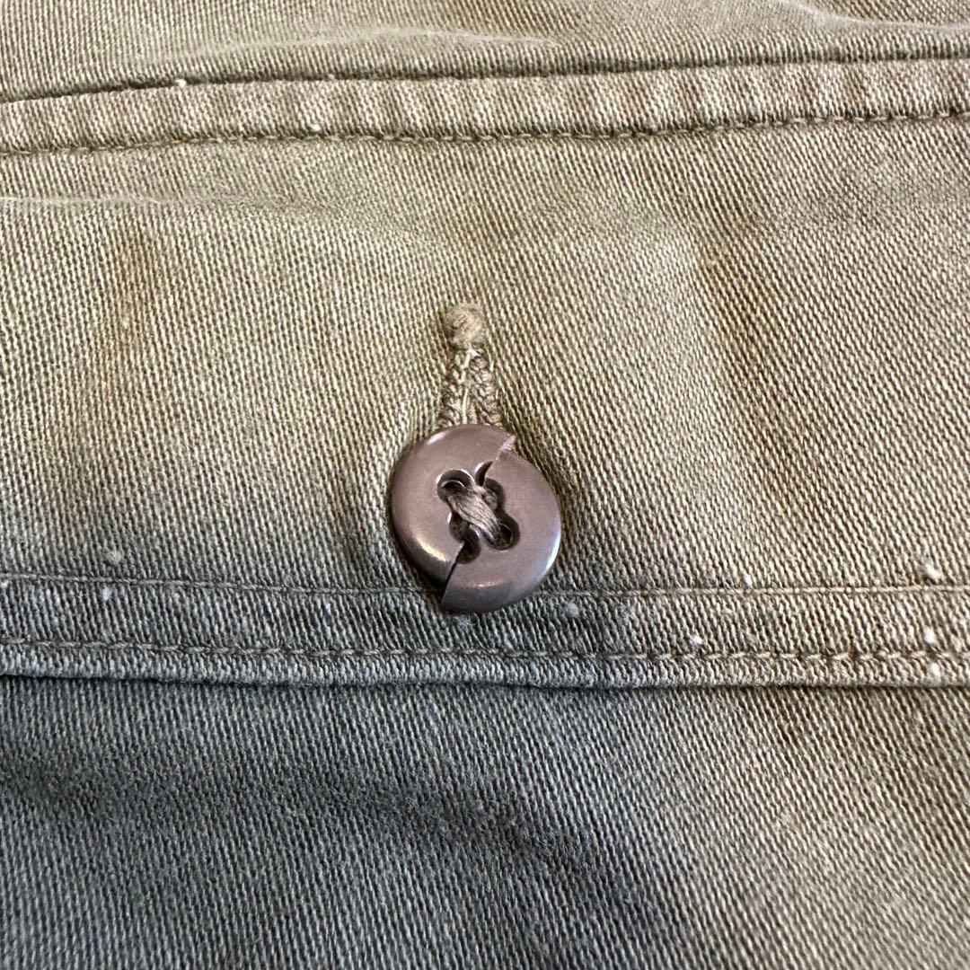 60s初期実物OG107ベイカーパンツサイドアジャスター付Xラージ表記平ボタン1