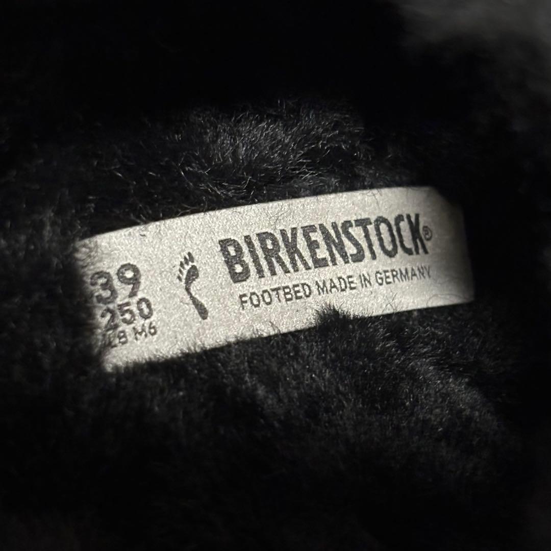未使用級　ビルケンシュトック　ロンドン　ファー　ブラック　スエード　2016