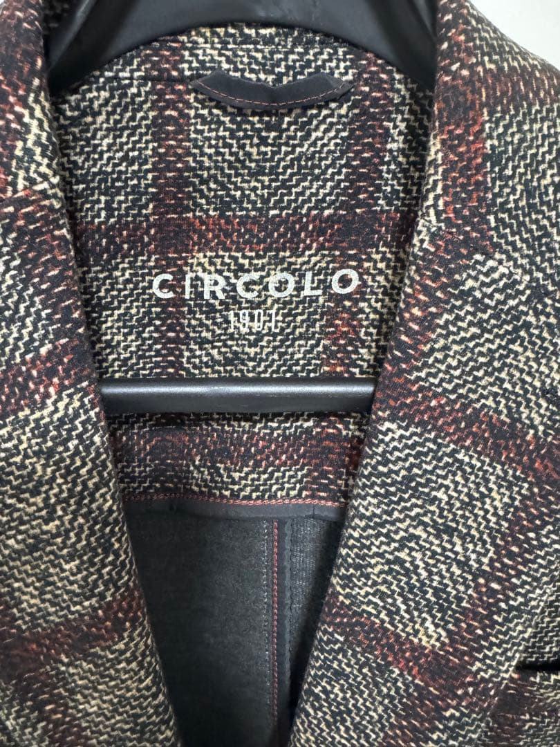 CIRCOLO チェック柄 テーラードジャケット