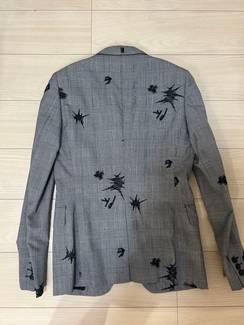 最終値下げ コムデギャルソンオムプリュス ヒラク 刺繍 セットアップ