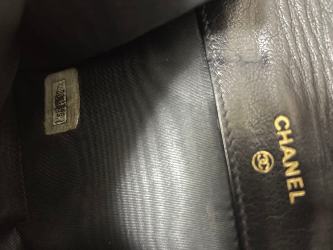 匿名発送●CHANEL ブラック レザー キーケース