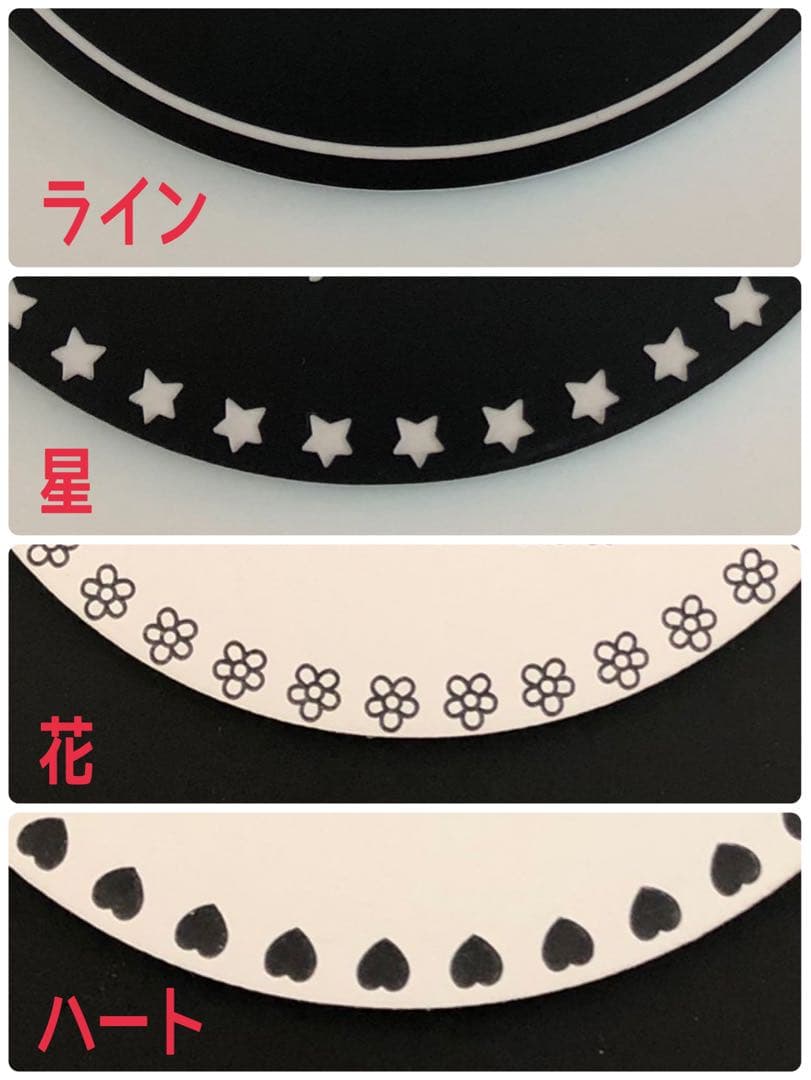 ネームタグ ゴルフ イニシャルタグ ネームプレート ◾︎ 白黒◾︎ ベルト付