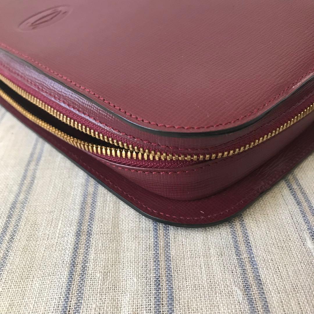 【綺麗です☆】カルティエ　マストライン　イタリア製　クラッチバッグ　ユニセックス