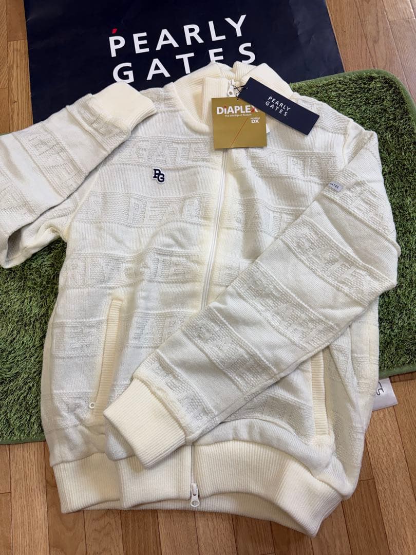 ¥48,400新品正規品【PG/4】パーリーゲイツ ニットブルゾンDiAPLEX