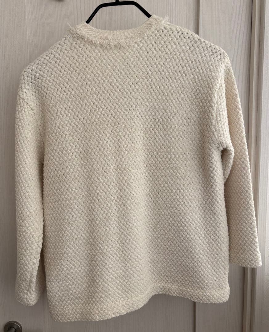 CADUNE ツイード調ニットジャケット カーディガン　38