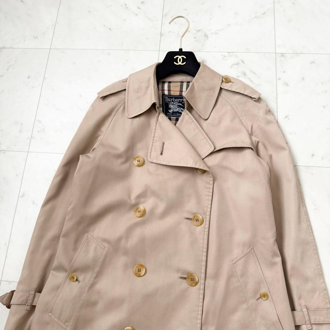マキシ丈❤️バーバリーズ　トレンチコート　ノバチェック　ベルト　大きいサイズ