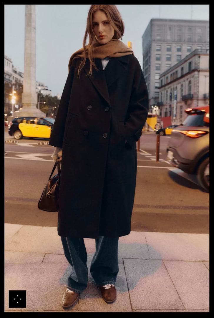 ZARA ソフトオーバーサイズコート