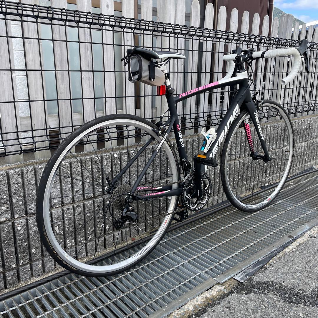 MERIDAロードバイクRIDE400 lampre 2✕11速 超美車送料無料