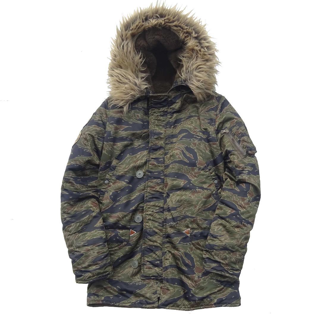 雉*）様 ヒステリックグラマー タイガーカモ N-3B フライトジャケット プリ