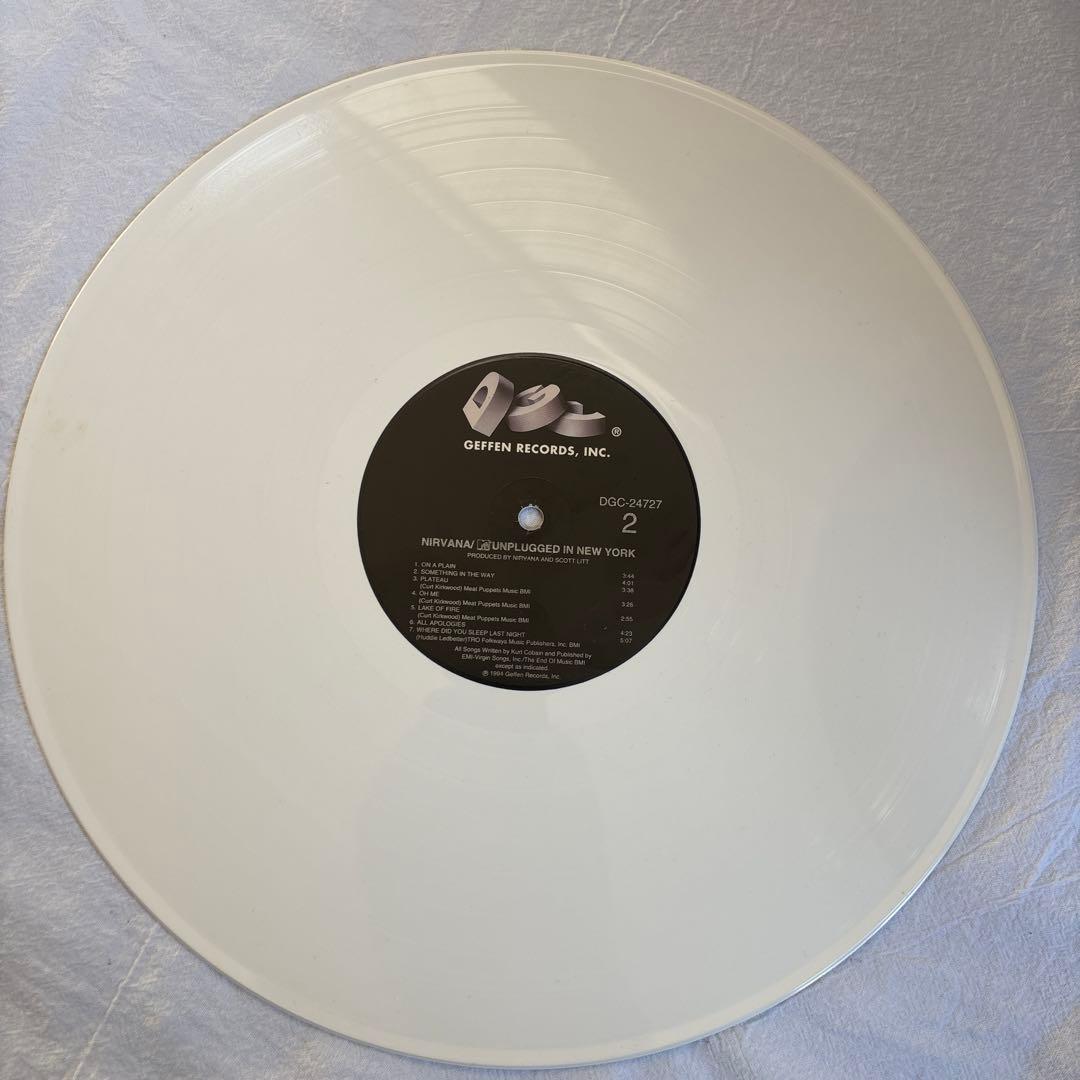 NIRVANA UNPLUGGED IN NEW YORK アナログレコード白盤