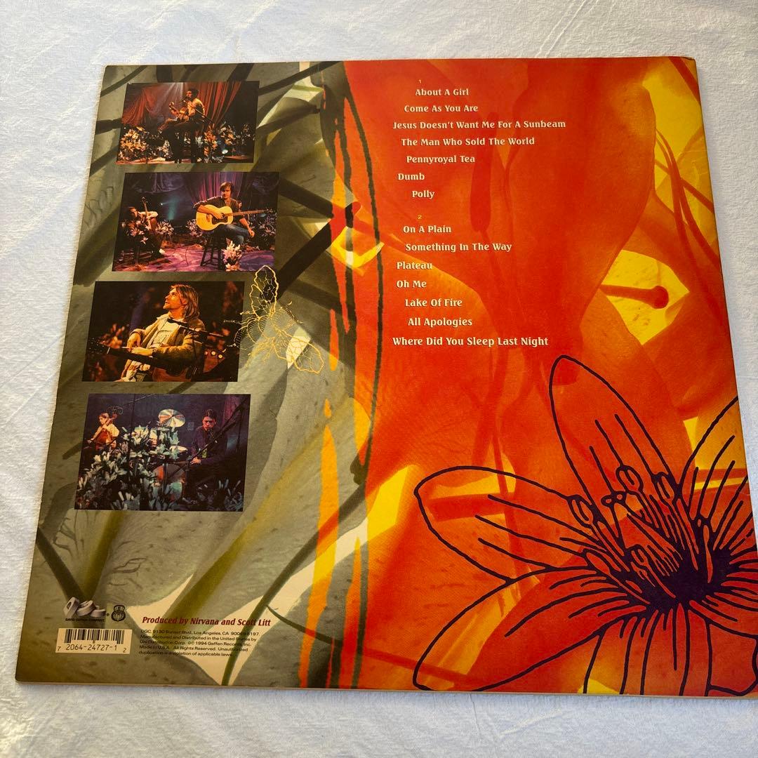 NIRVANA UNPLUGGED IN NEW YORK アナログレコード白盤