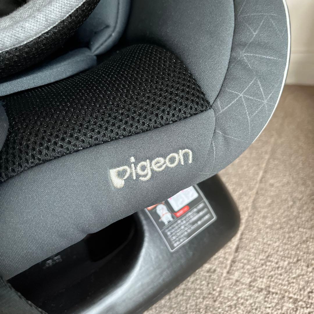 Pigeon 車用チャイルドシート グレー　コキーユ　 Coquille