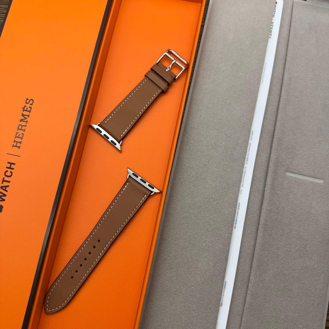 2414 Apple Watch エルメス　ゴールド　HERMES レザー