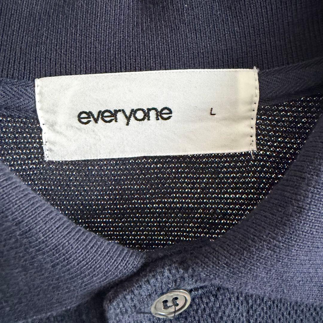 everyone 鹿の子ポロシャツ