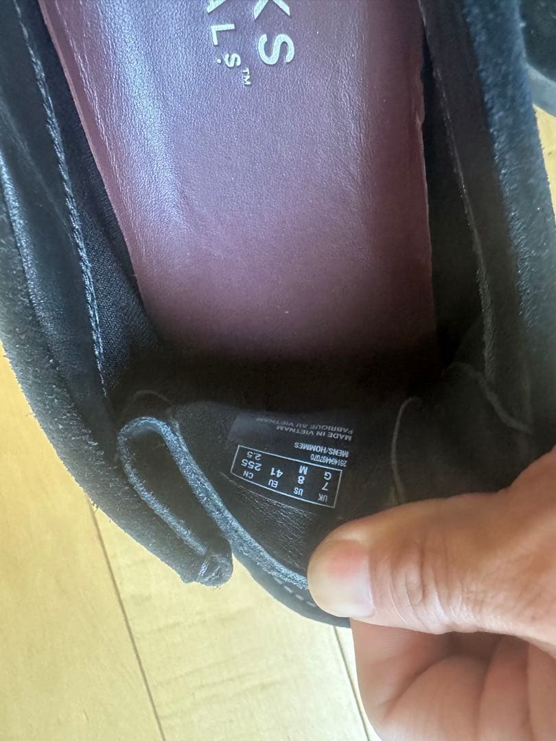 CLARKS ORIGINALS ブラックローファー