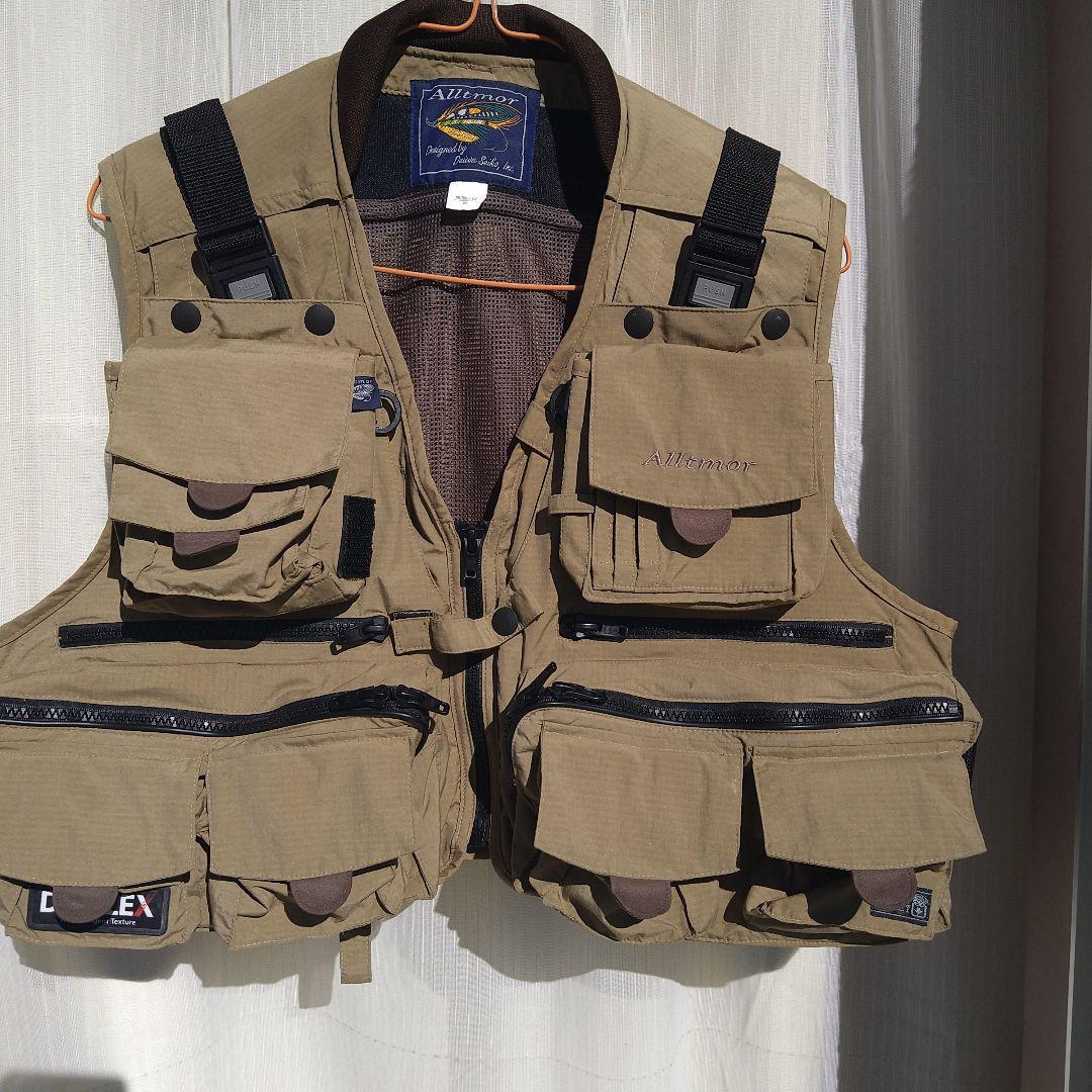 Alltmor フィッシングベスト M ベージュ