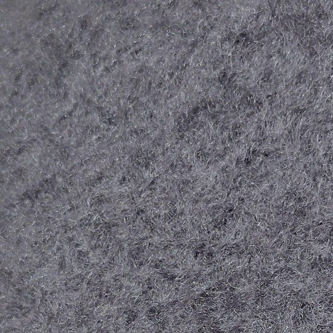 マンタスエスカライ 2024 モヘヤ ウール マフラー 大判グレー パープル