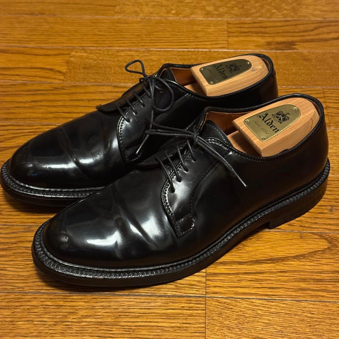 Alden 9901 オールデン コードバン プレーントゥ　7