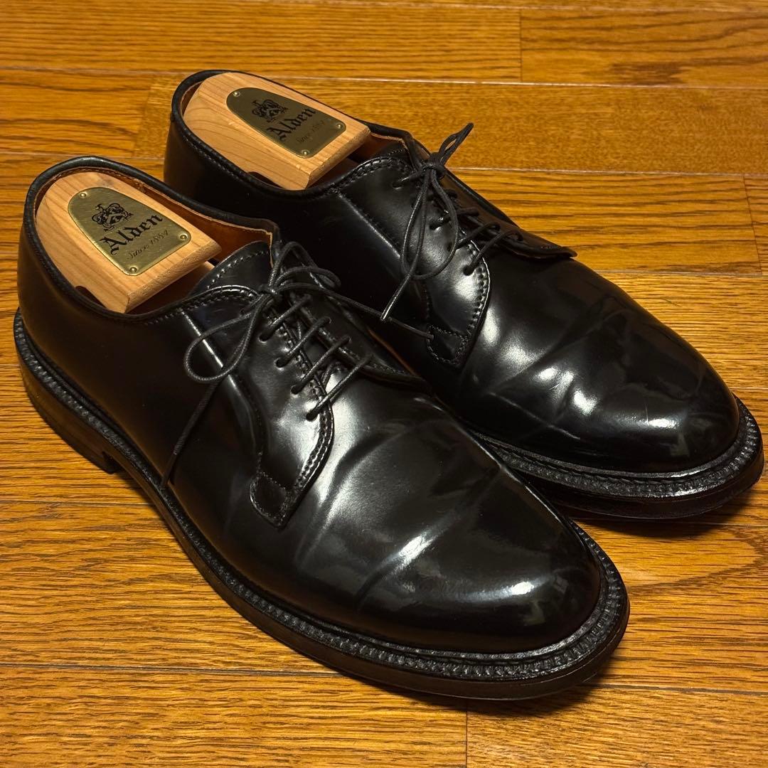 Alden 9901 オールデン コードバン プレーントゥ　7