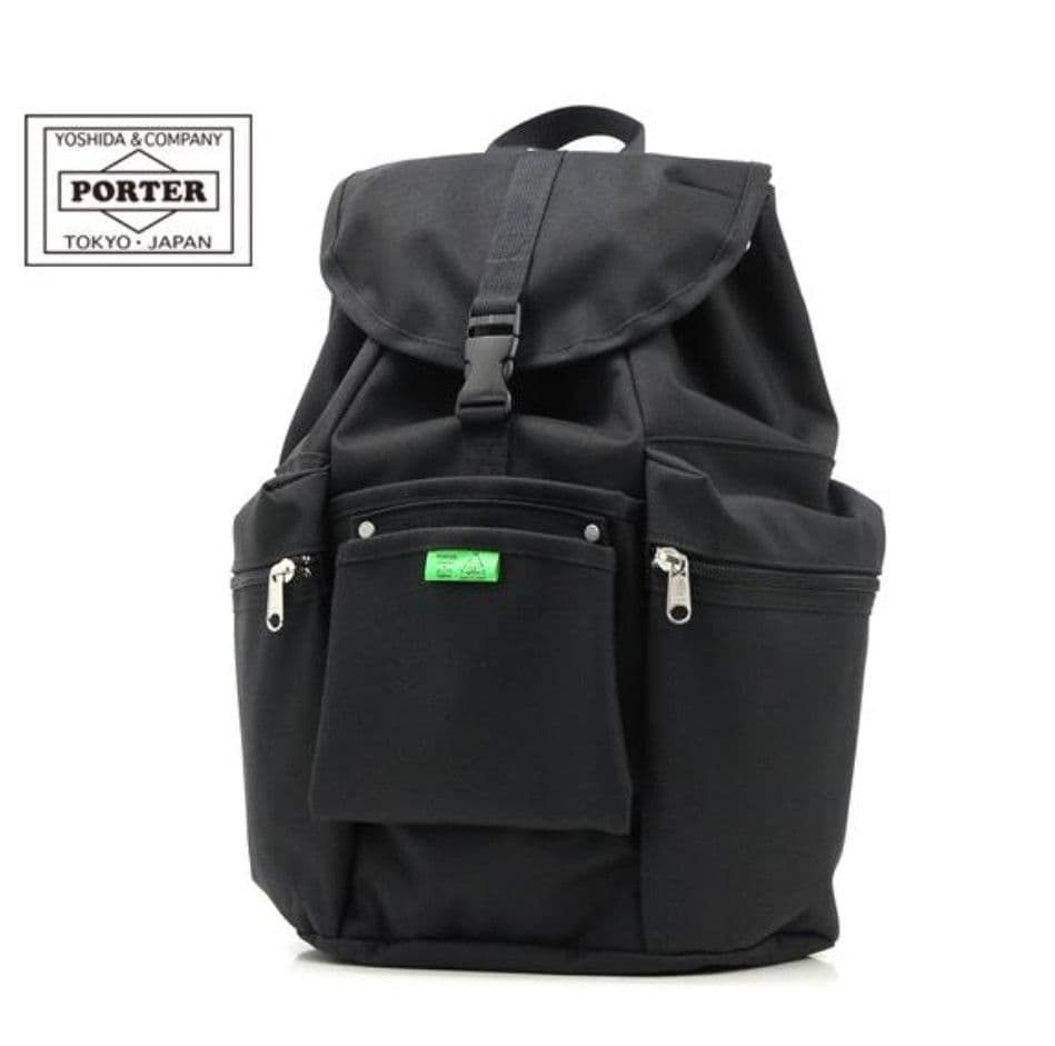 【美品】PORTER ポーター ユニオン ブラック リュックサック 15L