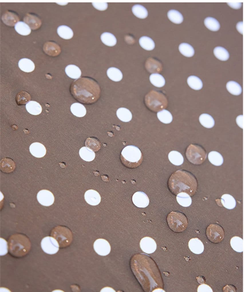 2025 東原亜希 FORME 晴雨兼用折り畳み傘 ドットブラウン柄 日傘