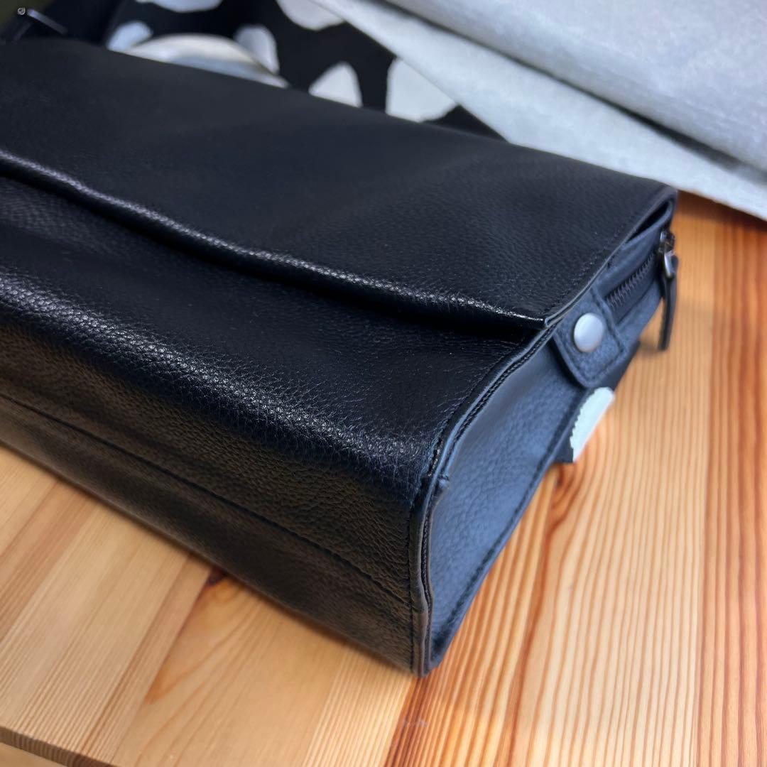 美品✨イアパピヨネ ダルメシアン ワイドテープショルダー 柄 ブラック