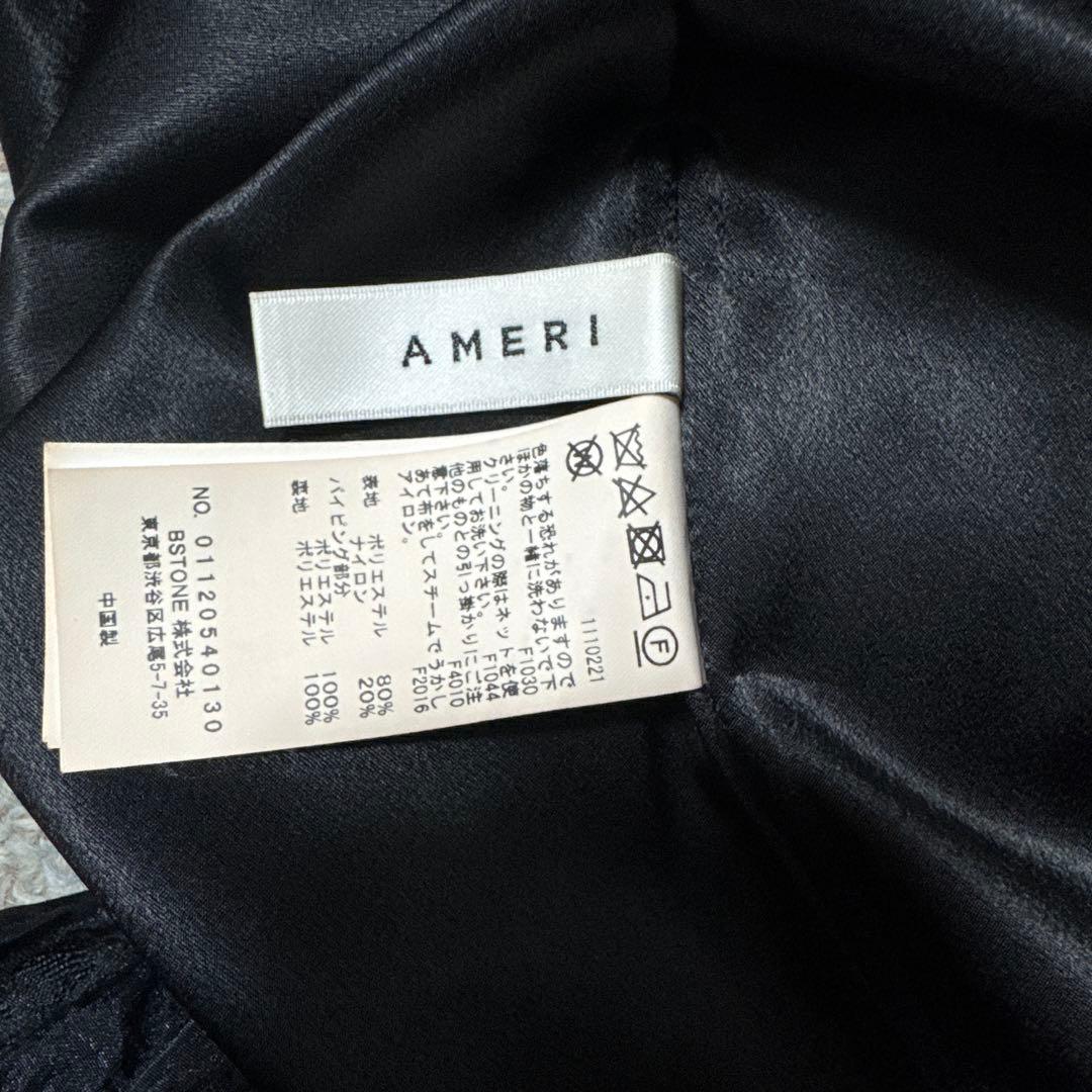 ameri vintage フラワージャガードワンピース