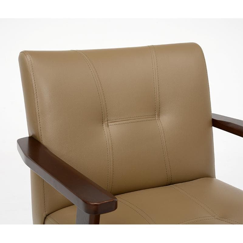 ベル　高級　肘あて付き　回転チェアー　高さ調節２段階 事務椅子　こたつ椅子