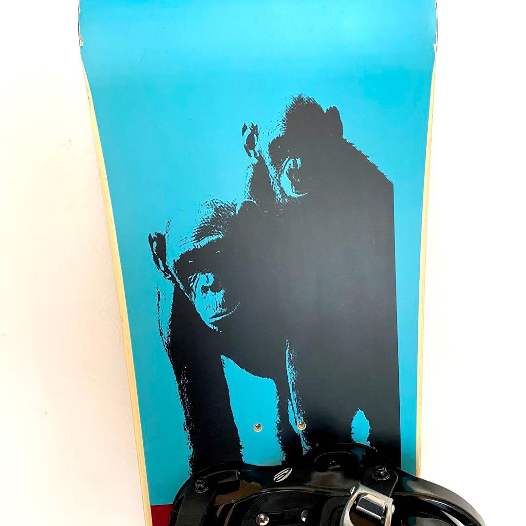 激レア 90s ヴィンテージ マイクミルズ デザイン スノーボード バイン付き