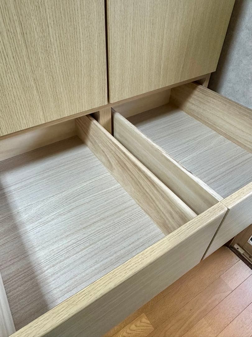 ニトリ　ワードローブ　クローゼット　アーデル　（ベージュ）