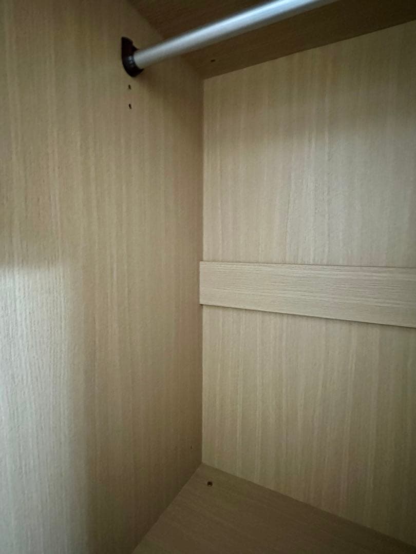 ニトリ　ワードローブ　クローゼット　アーデル　（ベージュ）