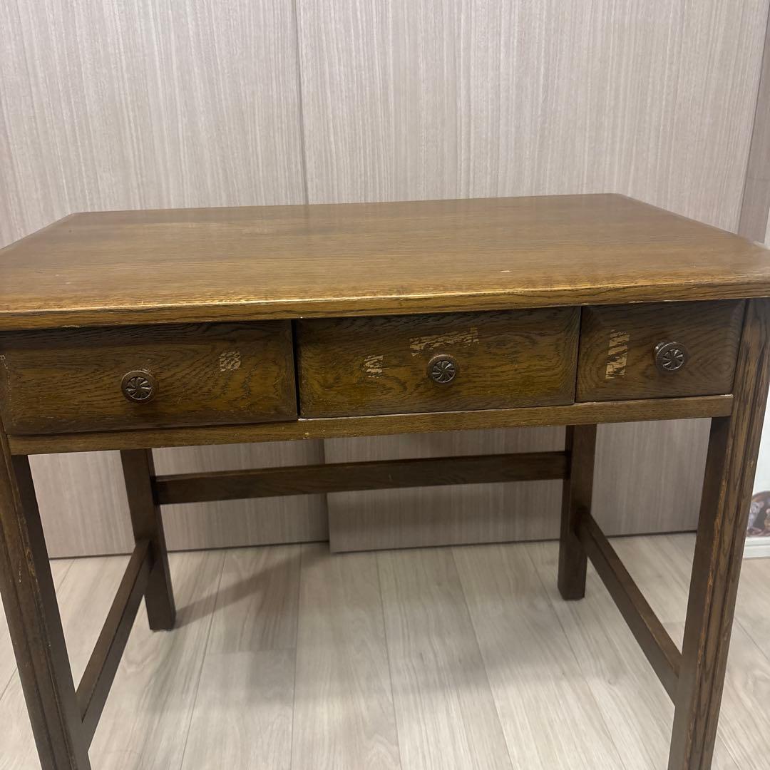 アンティーク 学塾机 木製デスク