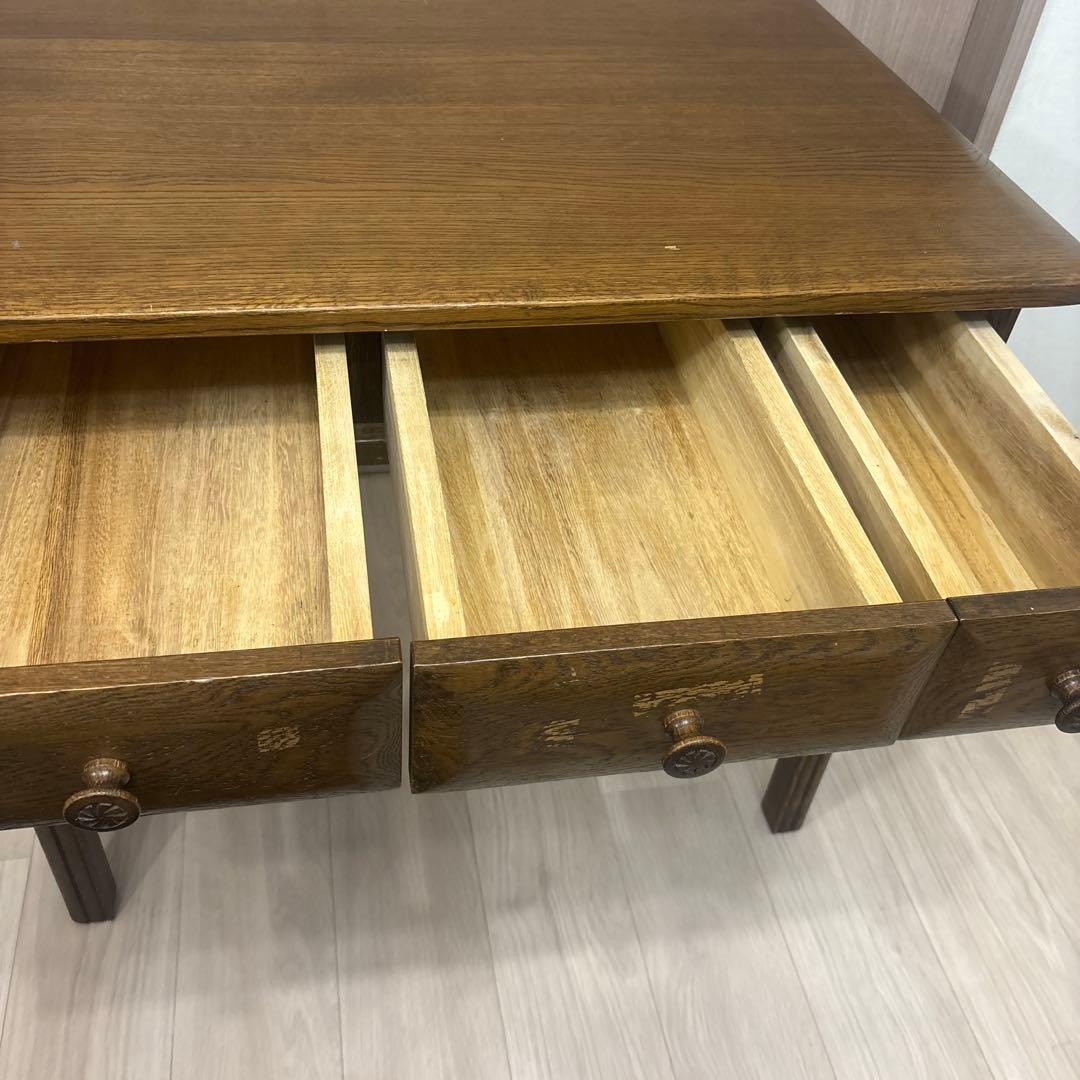 アンティーク 学塾机 木製デスク