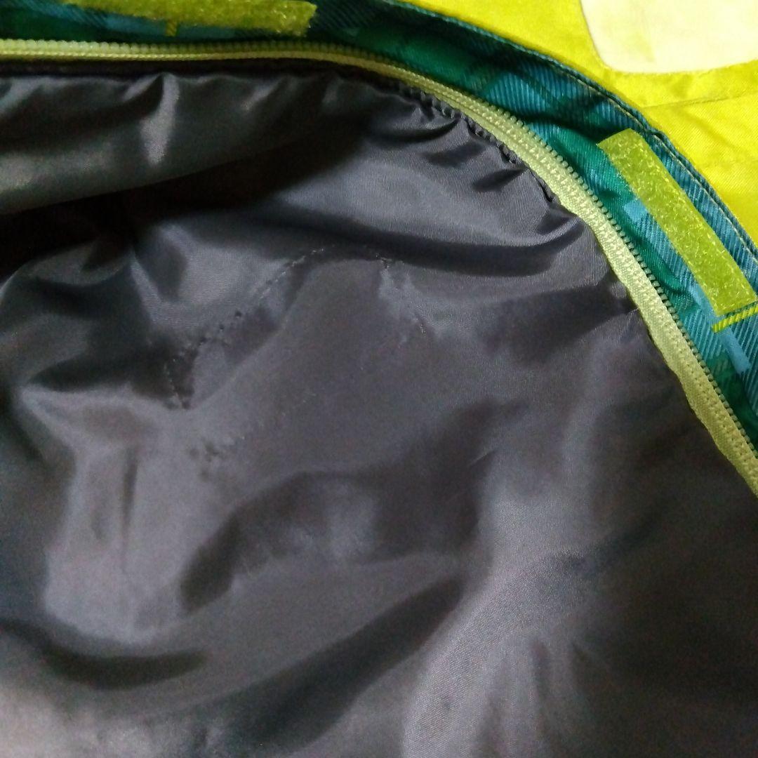 値下：RÉSEÉDA キッズスキーウェア 130サイズ 緑×青チェック オンヨネ