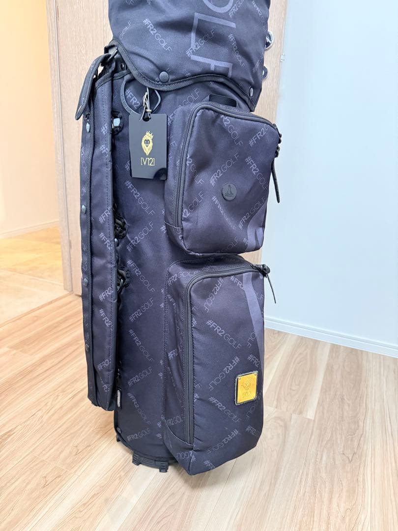 FR2 GOLF V12 ブラック ゴルフバッグ
