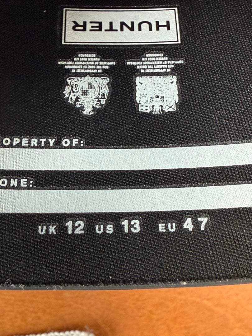 HUNTER メンズオリジナルショート 黒 US13 31cm