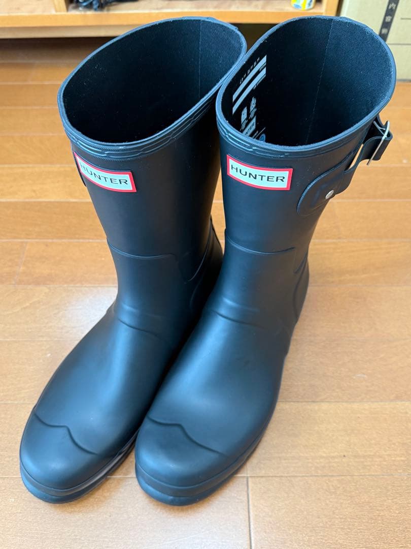 HUNTER メンズオリジナルショート 黒 US13 31cm