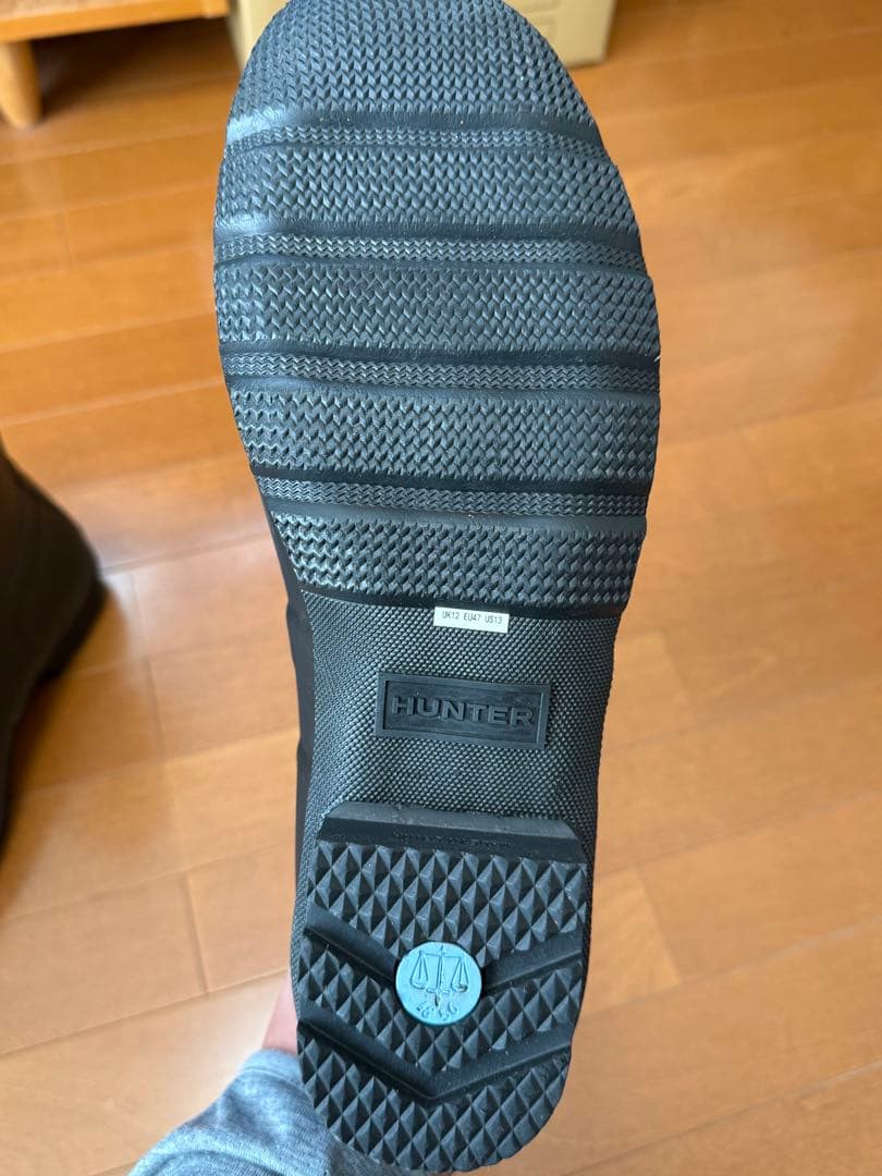 HUNTER メンズオリジナルショート 黒 US13 31cm