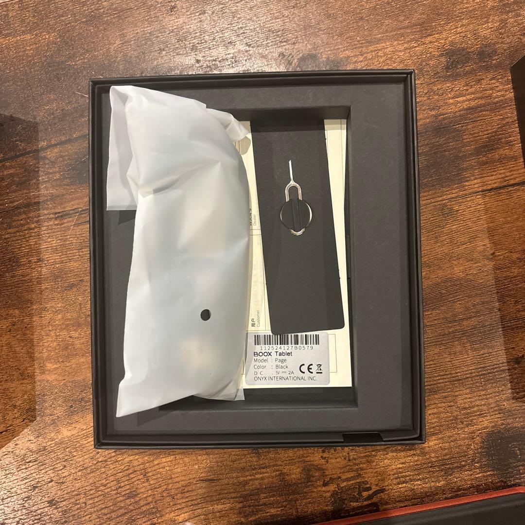 BOOX Page (本体) 7インチ Eink 電子ペーパー