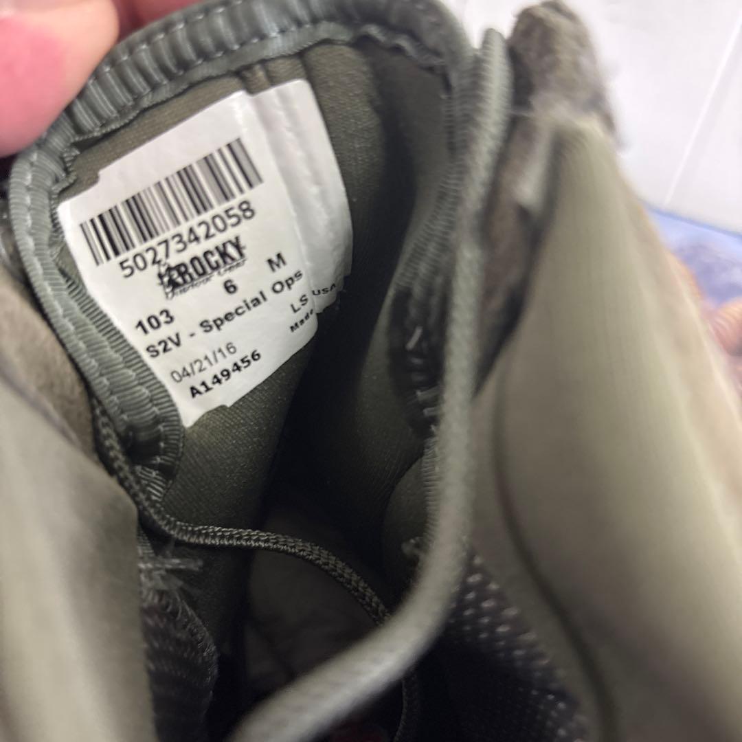 未使用品　米軍　ROCKY S2V ミリタリーブーツ　24cm 送料無料②